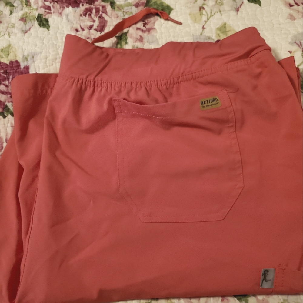 Med Couture Activate Womens Scrub pants 2XL, coral